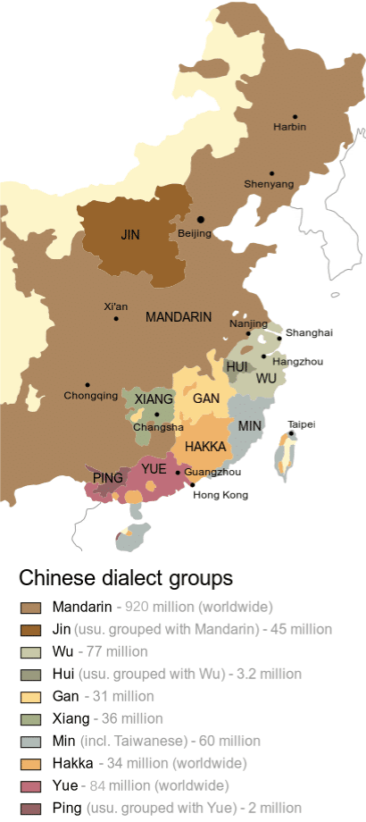 Chinese Dialect Transcription Services - Chinese Dialect Group