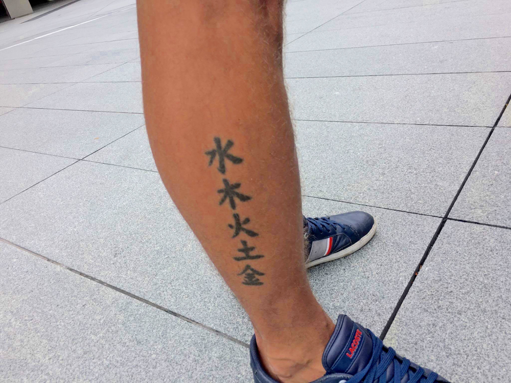 Chinese Philosophy Tattoos - Five Elements